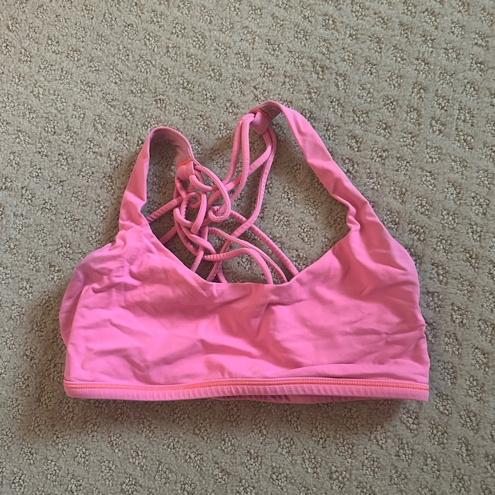 lululemon athletica Pink Sports Bra